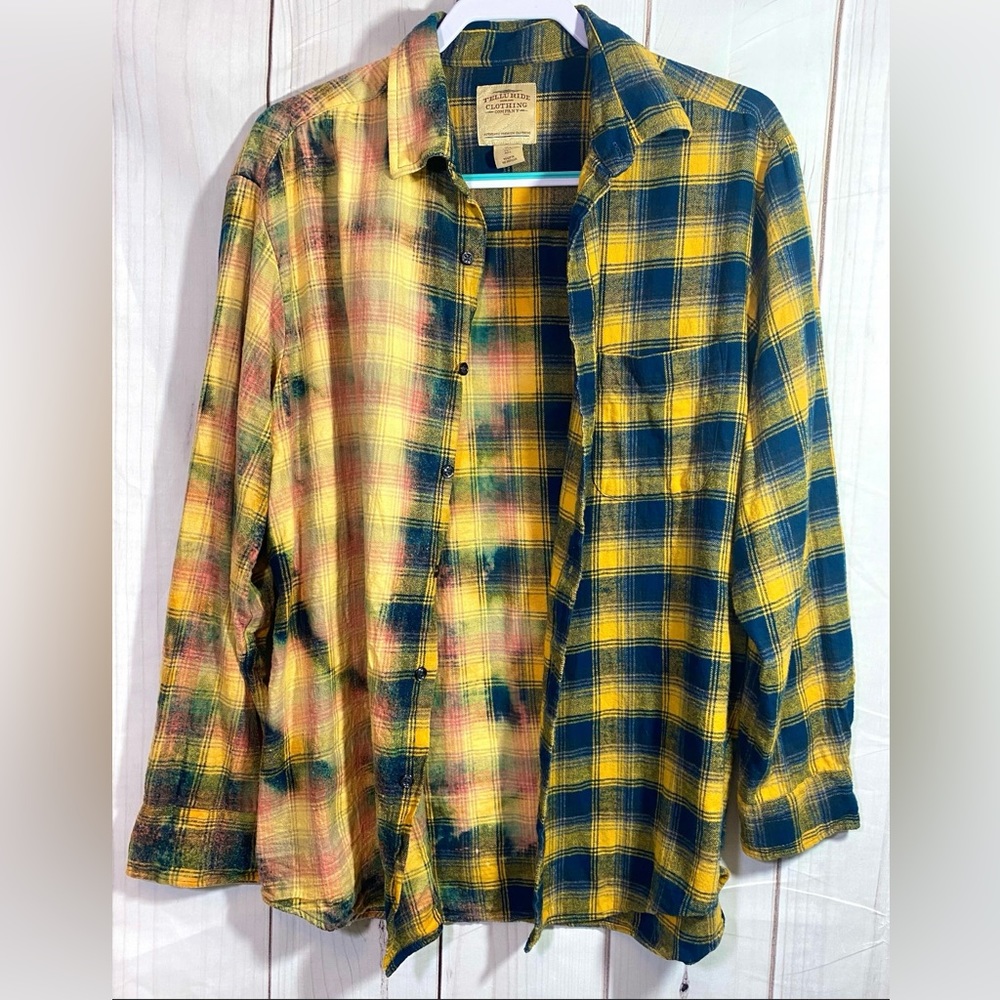 Men’s Telluride Clothing Company Half Bleach Dyed Flannel